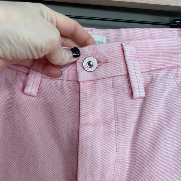 NWOT THE TAYLOR LOW RISE TROUSER Ballet Slipper Pink Size 23 Wide Leg Slouchy - Picture 9 of 16